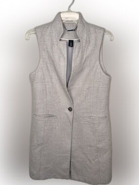 White House Black Market Long Vest